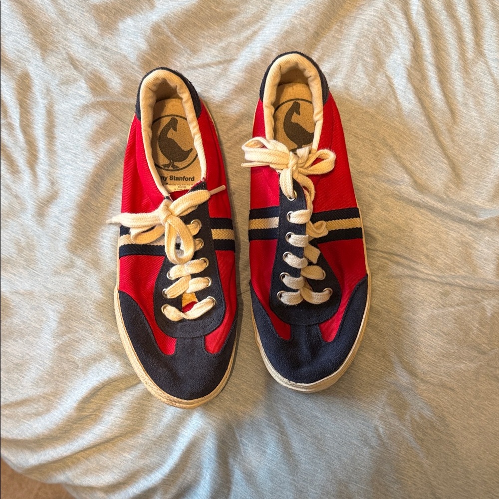 Stanford Women's Red and Black Sneakers